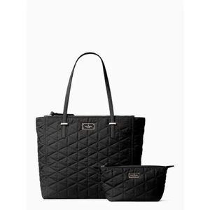 Kate Spade Wilson Road Jodi quilted tote bag and cosmetic case